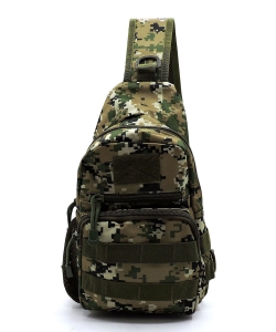 Military Canvas SLing Backpack TR1710 CAMO